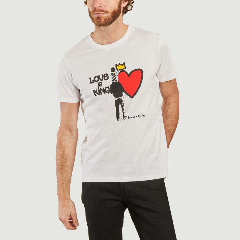 Love is King T-shirt Kulte x Sunra - Kulte