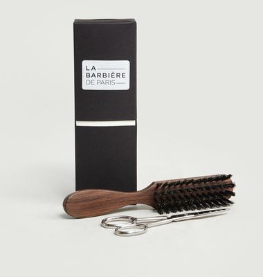 Scissors & Brush Grooming Kit
