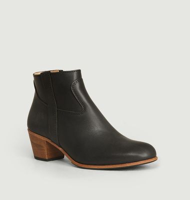 Bottines Gil en cuir de veau