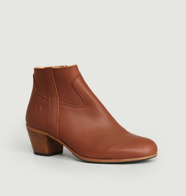 Full grain calf leather Gil boots