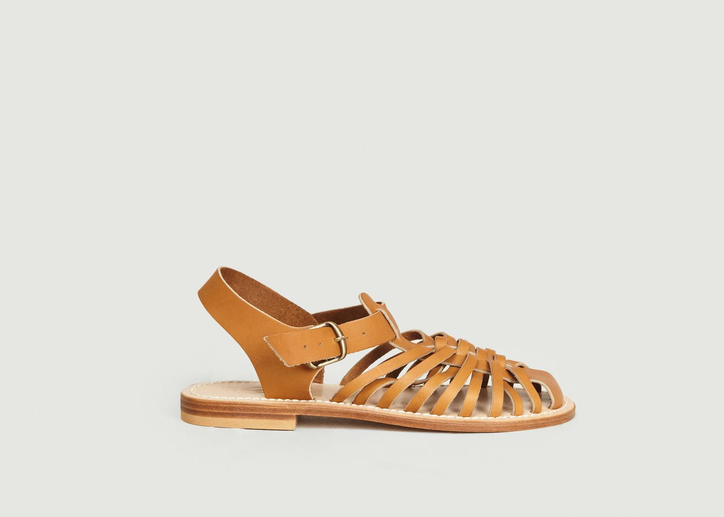 Sandales en cuir de veau Cilaos - La Botte Gardiane