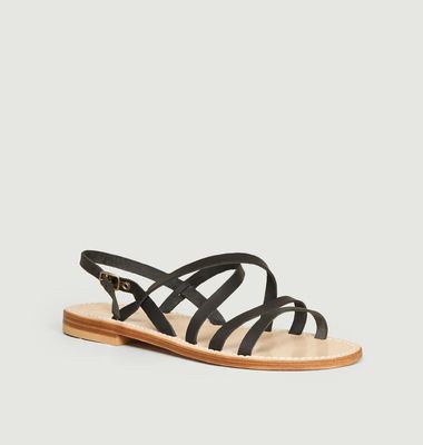 Sandales en cuir de veau Bastille