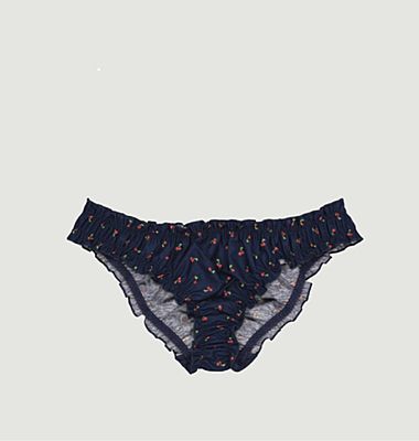 Cherry panties in recycled cotton