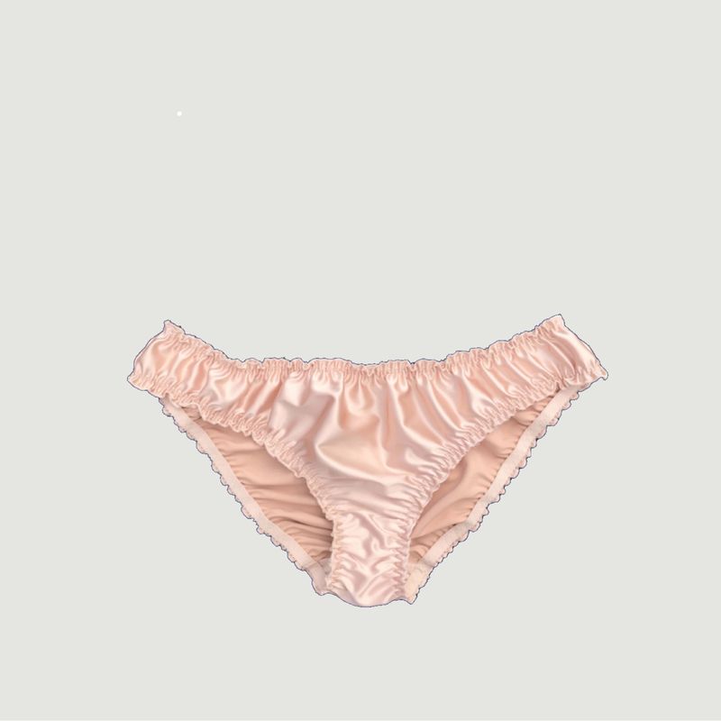 Baby panties in recycled polyester satin - La chatte de Françoise