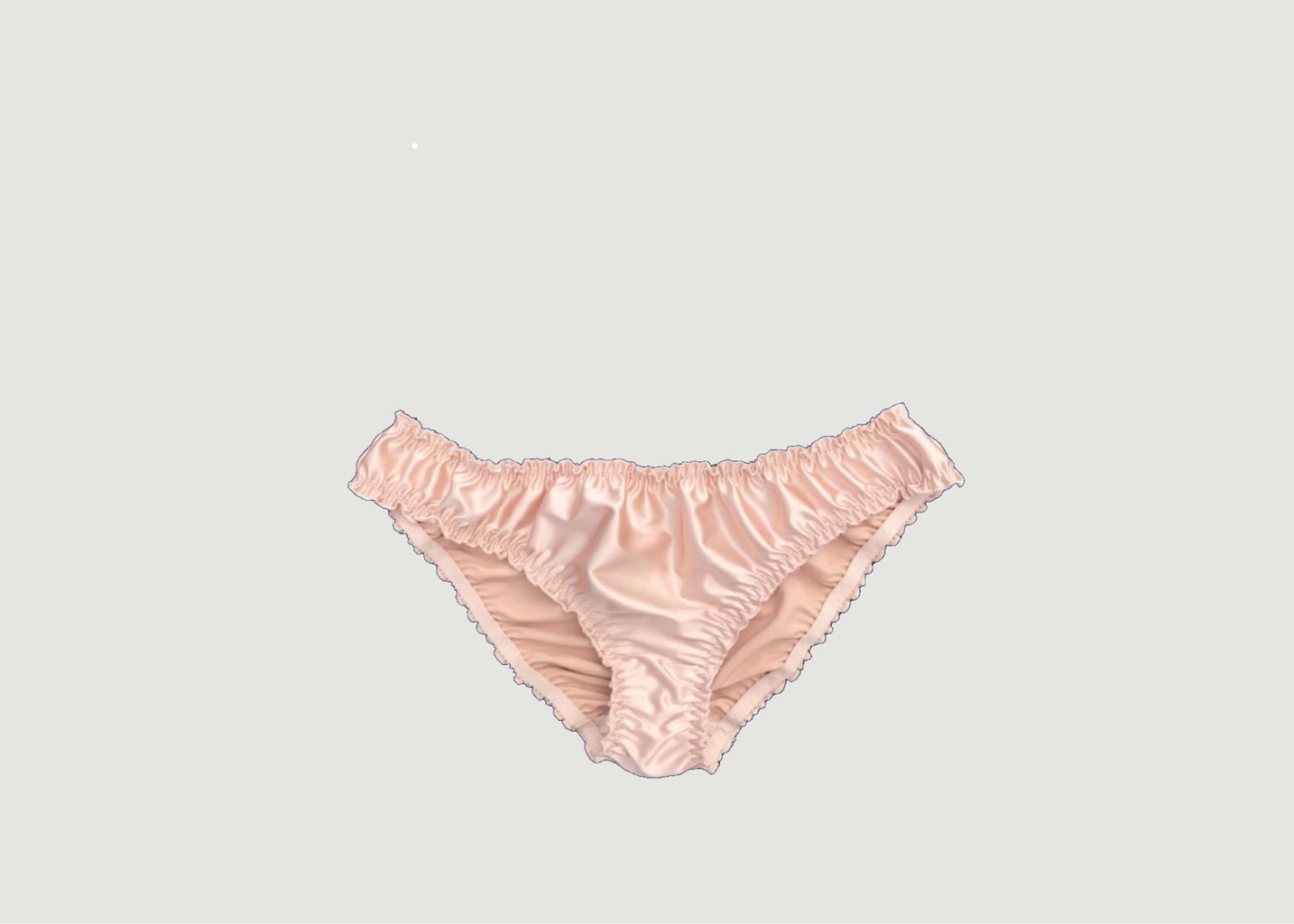 Baby panties in recycled polyester satin - La chatte de Françoise