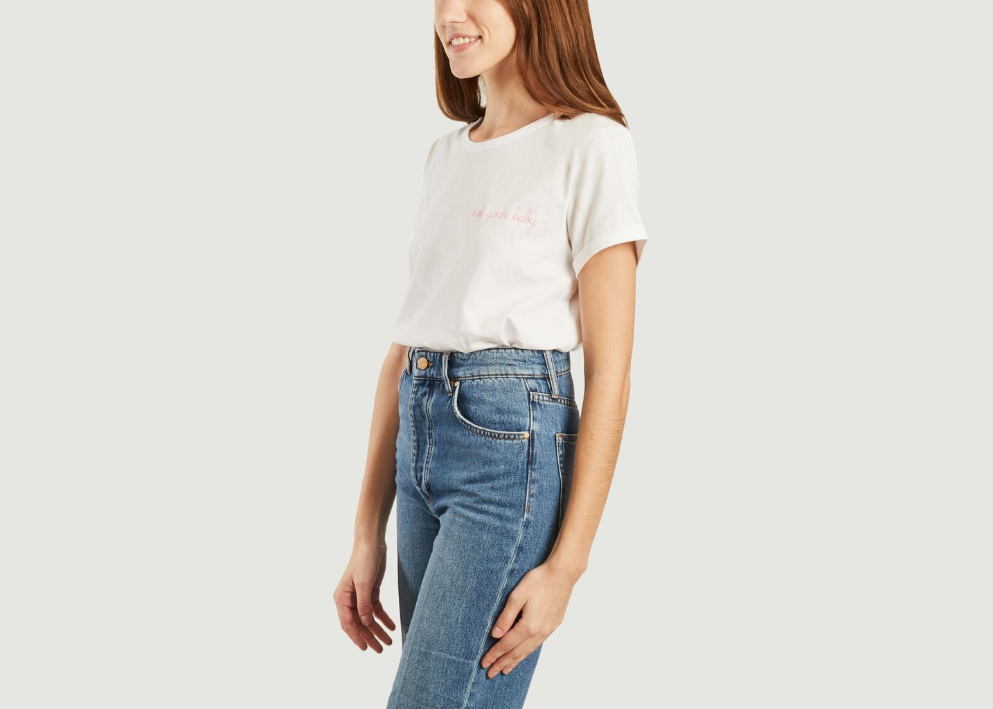 T-shirt brodé Not your baby - Maison Labiche