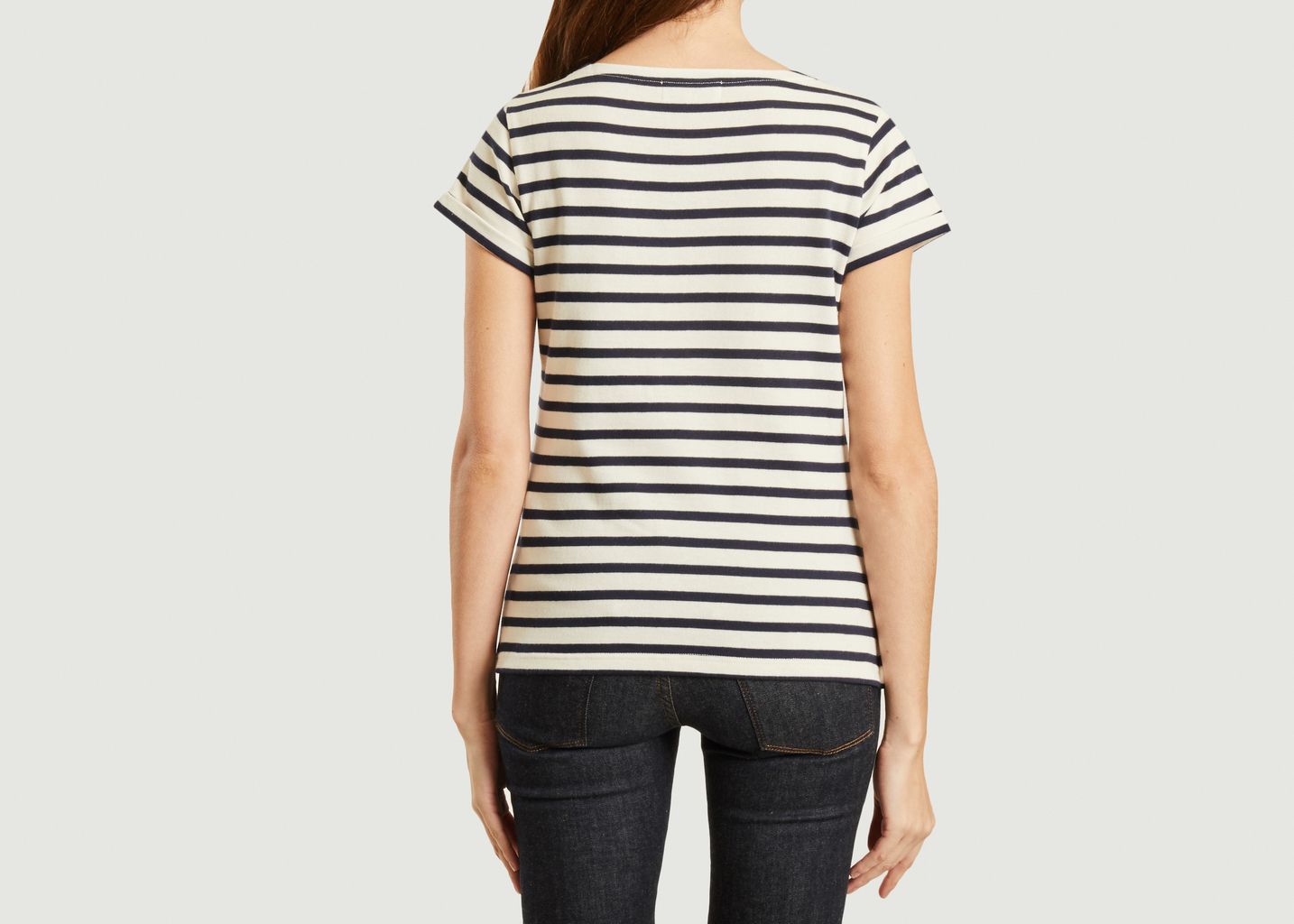 Mariniere Brodee Out Of Office Bleu Marine Maison Labiche Paris L Exception
