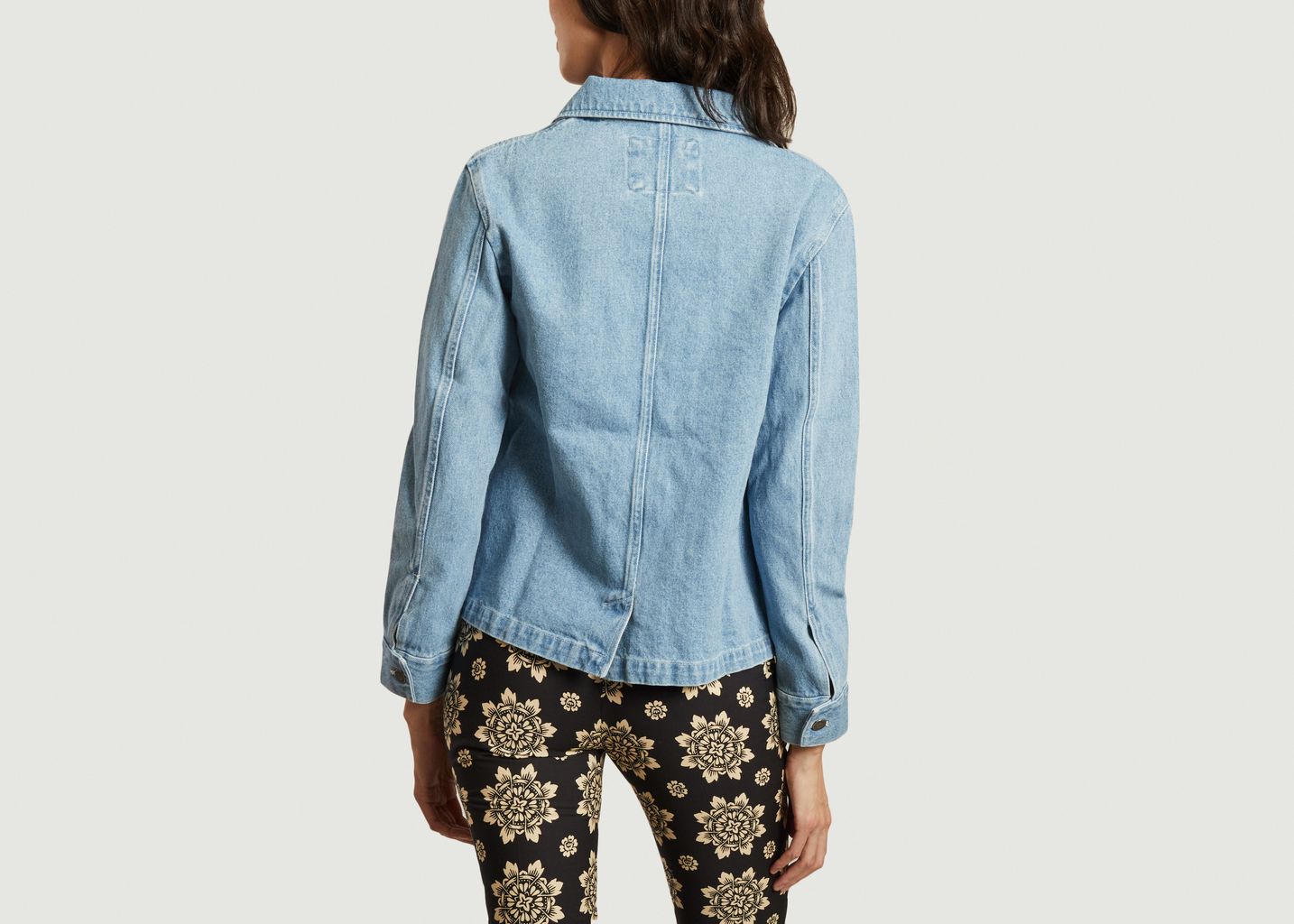 Veste Vellefaux en denim et broderie Oh là là ! - Maison Labiche