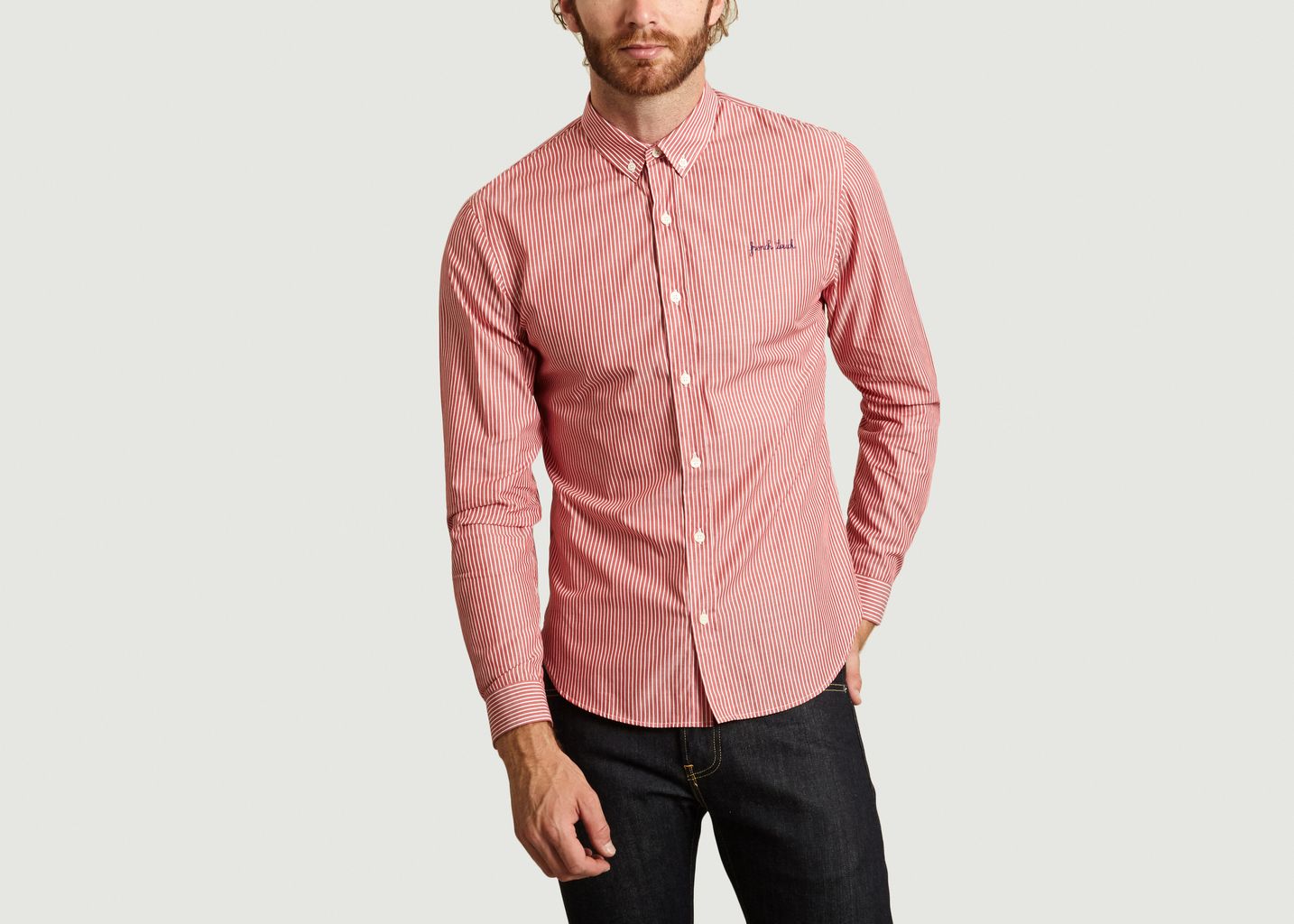 Chemise Classique French Touch Rouge Maison Labiche Paris L’Exception