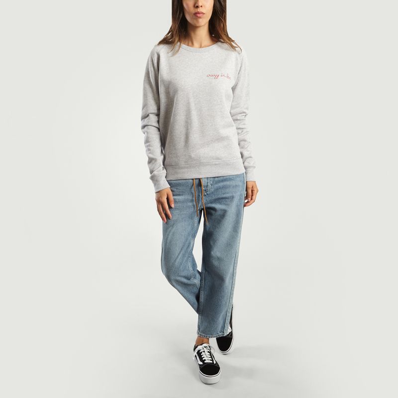 Sweatshirt Crazy in Love - Maison Labiche