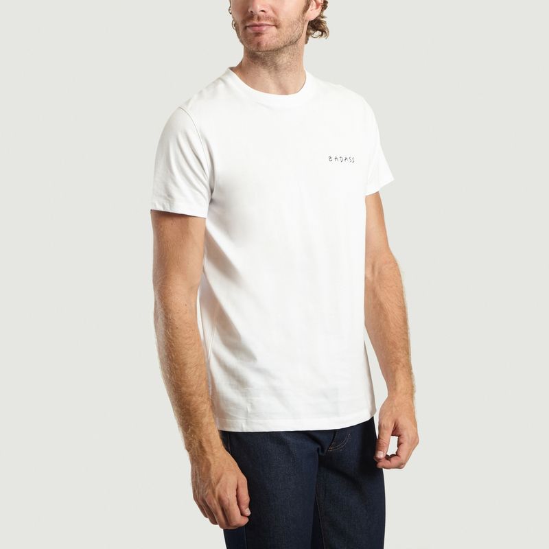Badass T Shirt White Maison Labiche Paris L Exception Badass T Shirt White Maison Labiche Paris L Exception