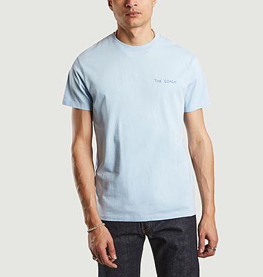 Organic cotton T-shirt embroidered The Coach Popincourt