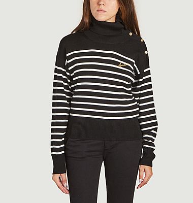 Regnault Amour embroidered turtleneck sweater
