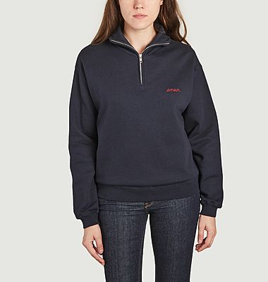 Sweatshirt with embroidered lettering Placide love