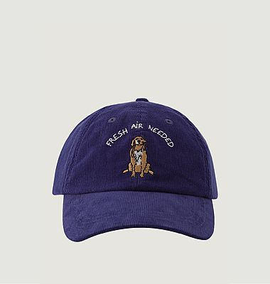 Beaumont Daily Dog embroidered corduroy cap