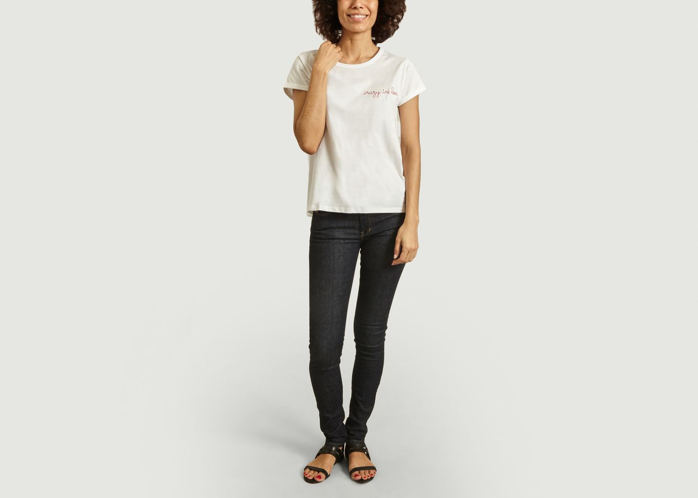 T-Shirt Brodé Crazy In Love - Maison Labiche