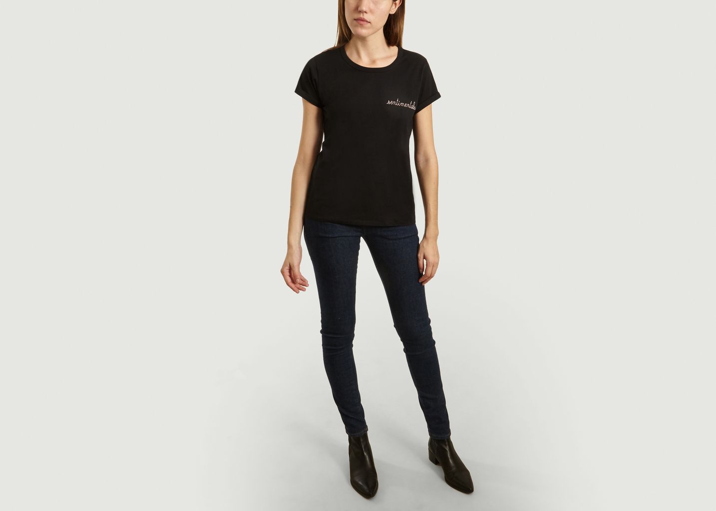 T-Shirt Brodé Sentimentale - Maison Labiche