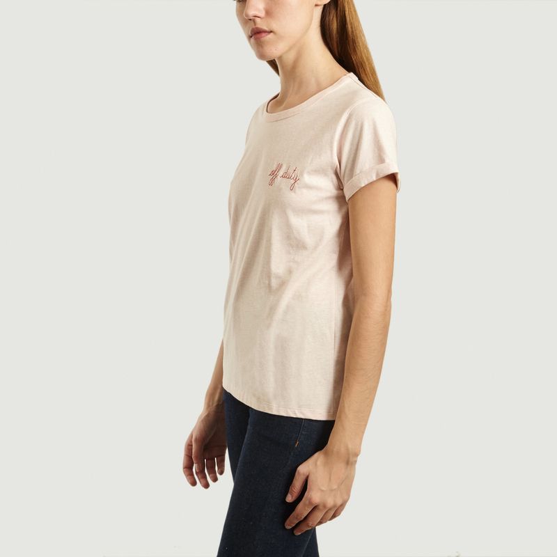 T-Shirt Brodé Off Duty - Maison Labiche