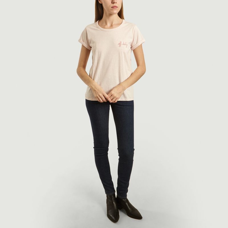 T-Shirt Brodé Off Duty - Maison Labiche