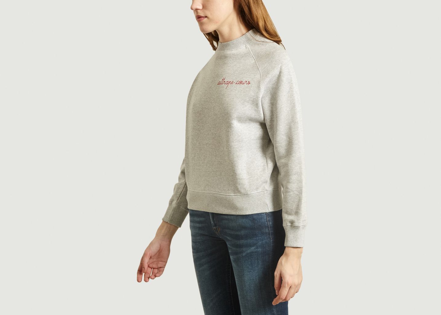 Sweat Brodé Attrape-Cœurs - Maison Labiche