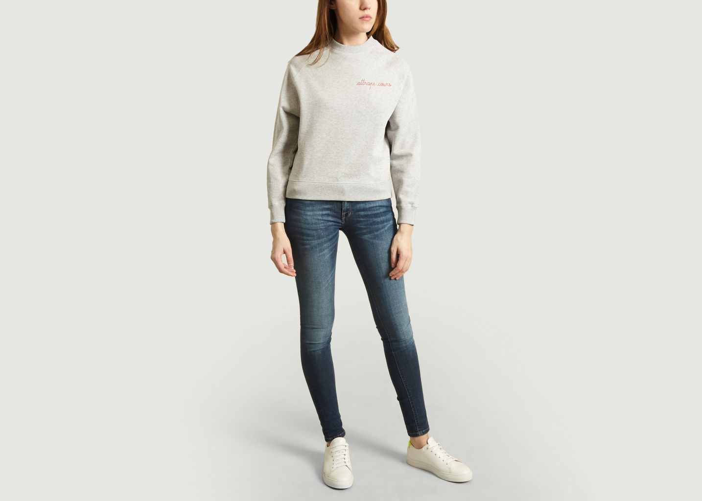 Sweat Brodé Attrape-Cœurs - Maison Labiche