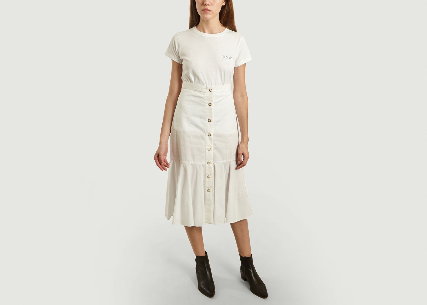 T-Shirt Brodé Boyfriend Blondie - Maison Labiche