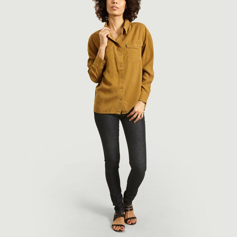 Chemise Brodée Manches 3/4 - Maison Labiche