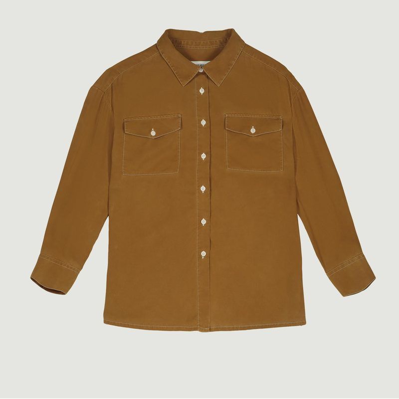 Chemise Brodée Manches 3/4 - Maison Labiche
