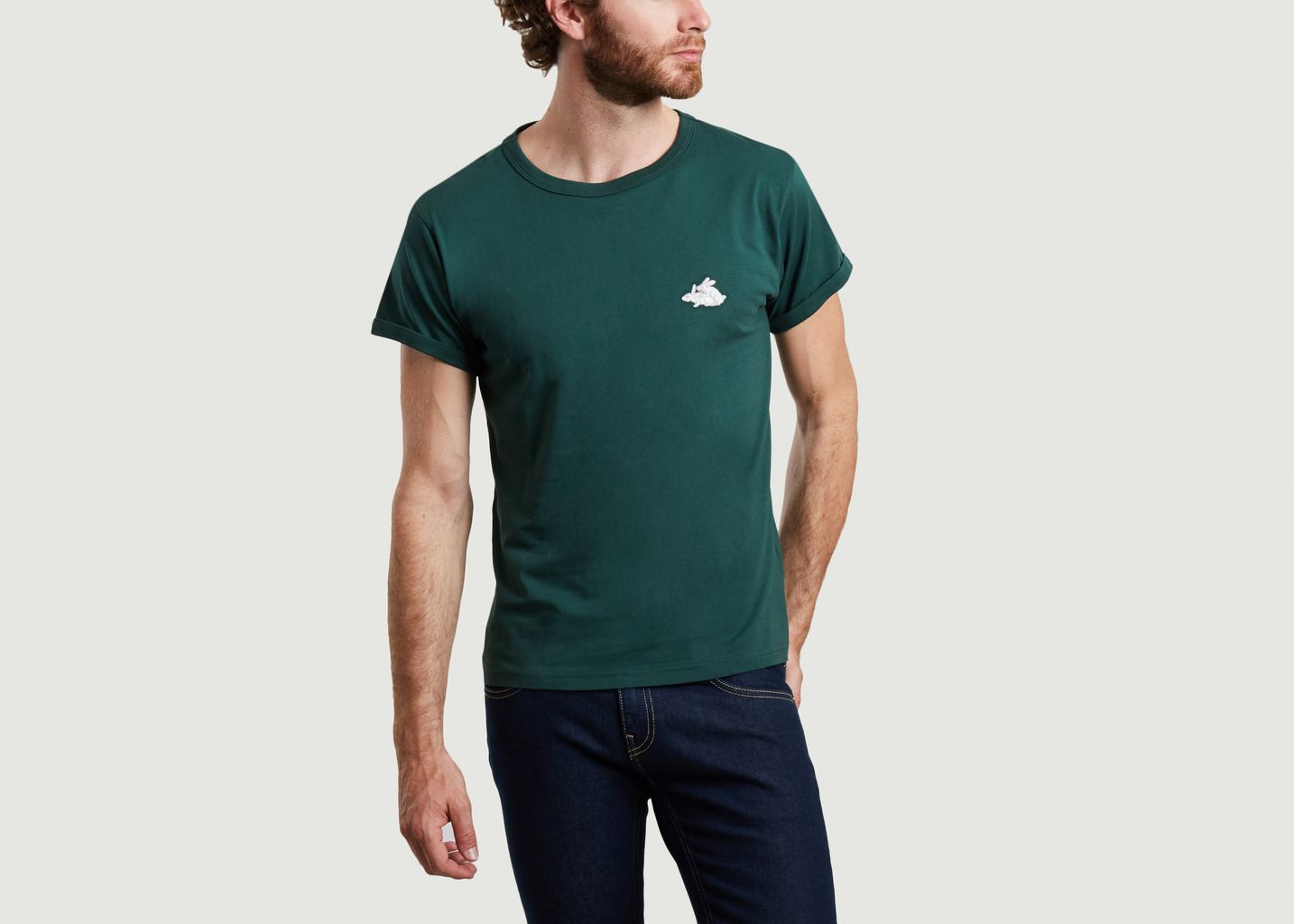 T-shirt brodé en coton bio Bunnies - Maison Labiche