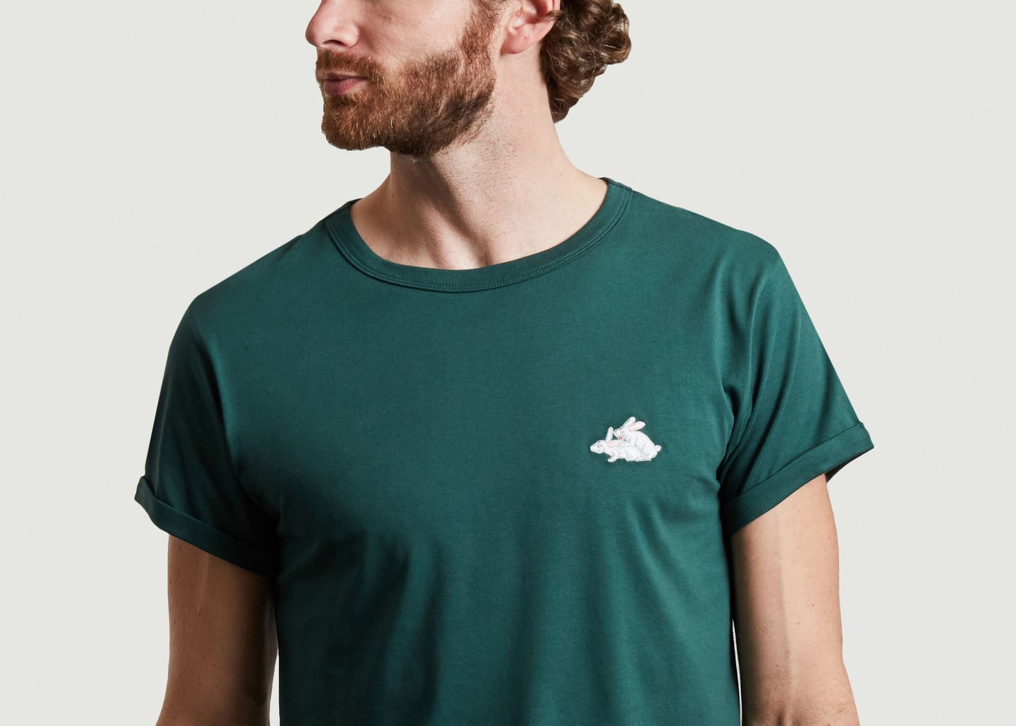 T-shirt brodé en coton bio Bunnies - Maison Labiche