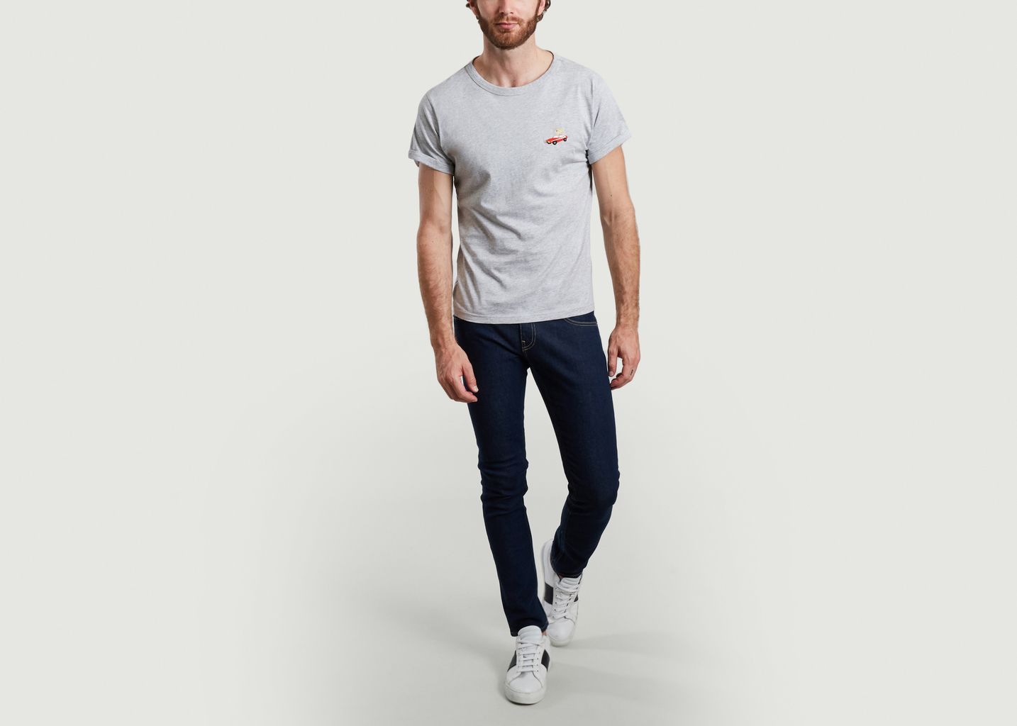 T-shirt en coton bio brodé Camaro - Maison Labiche