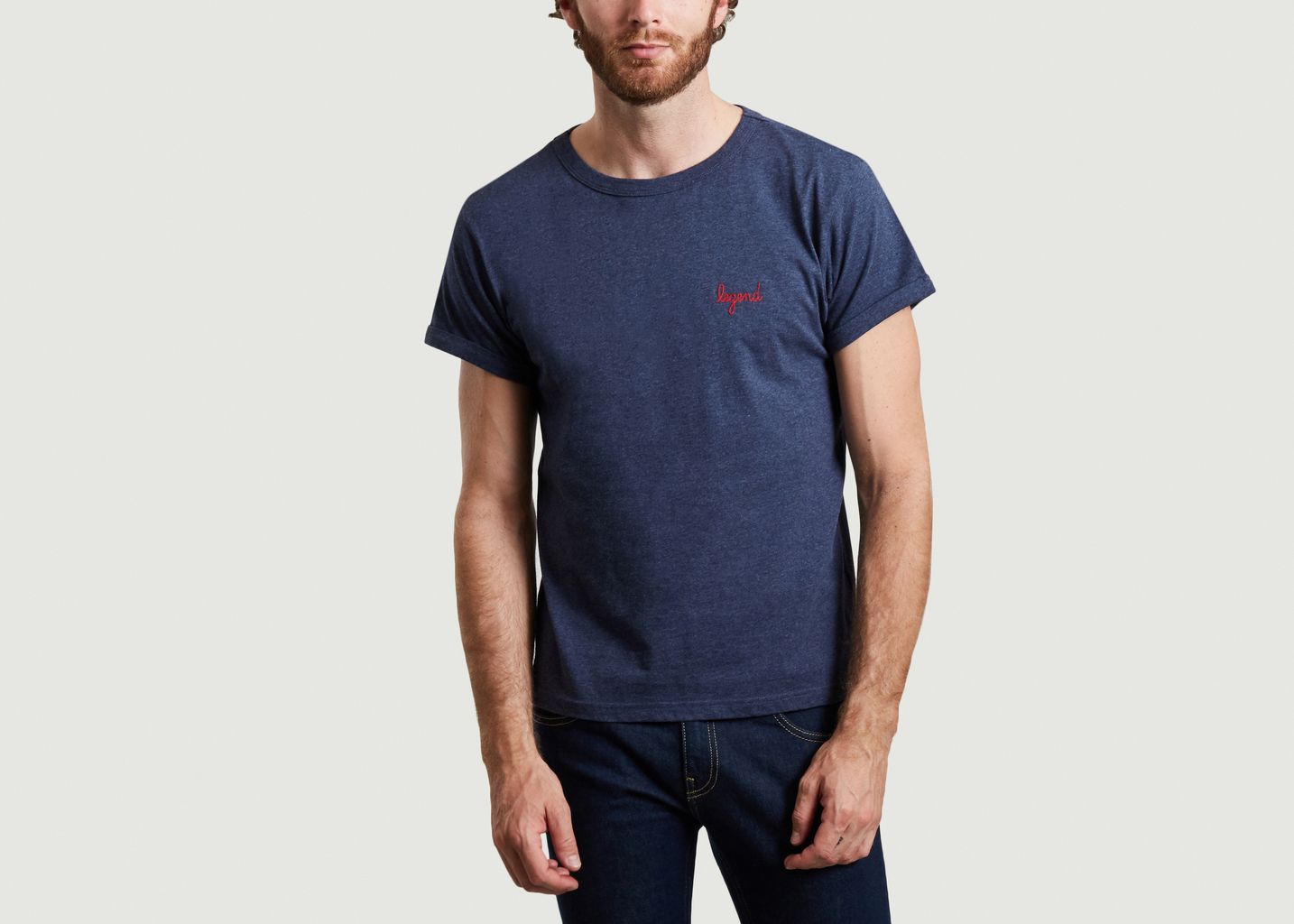T-shirt en coton bio brodé Legend - Maison Labiche