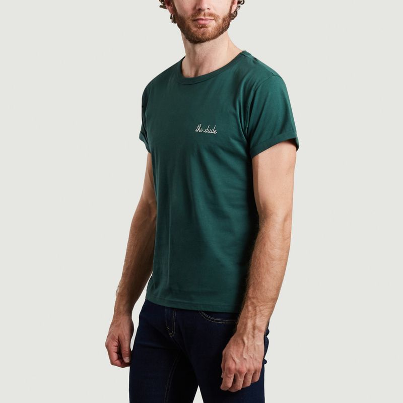 The Dude organic cotton embroidered t-shirt - Maison Labiche