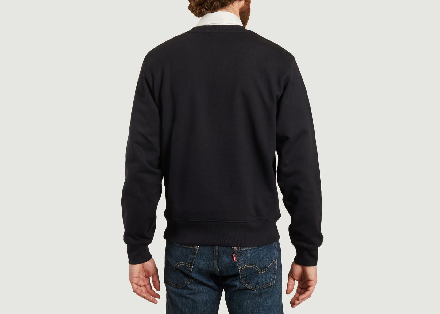 Sweatshirt Logo Bleu Marine - Lacoste