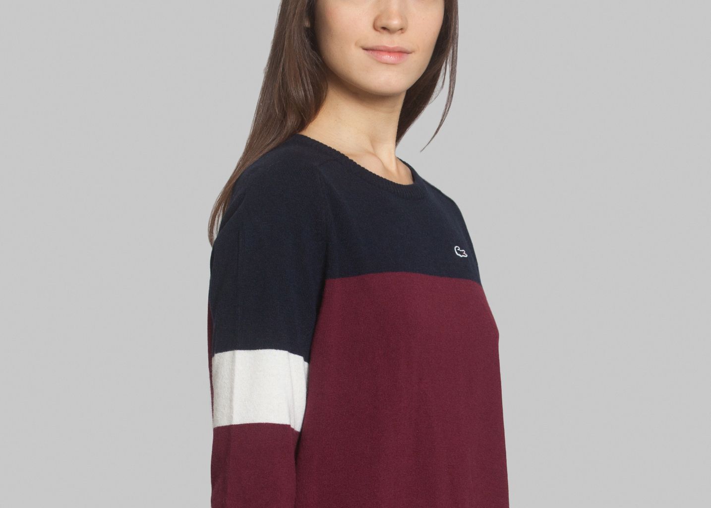 Pull Tricolore Lacoste Live Bordeaux L'Exception