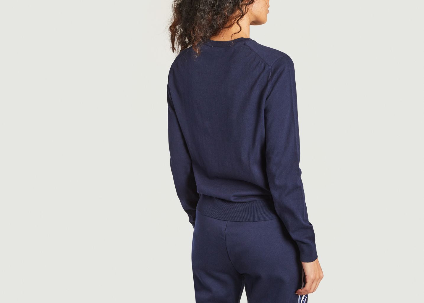 Pull siglé en coton bio - Lacoste