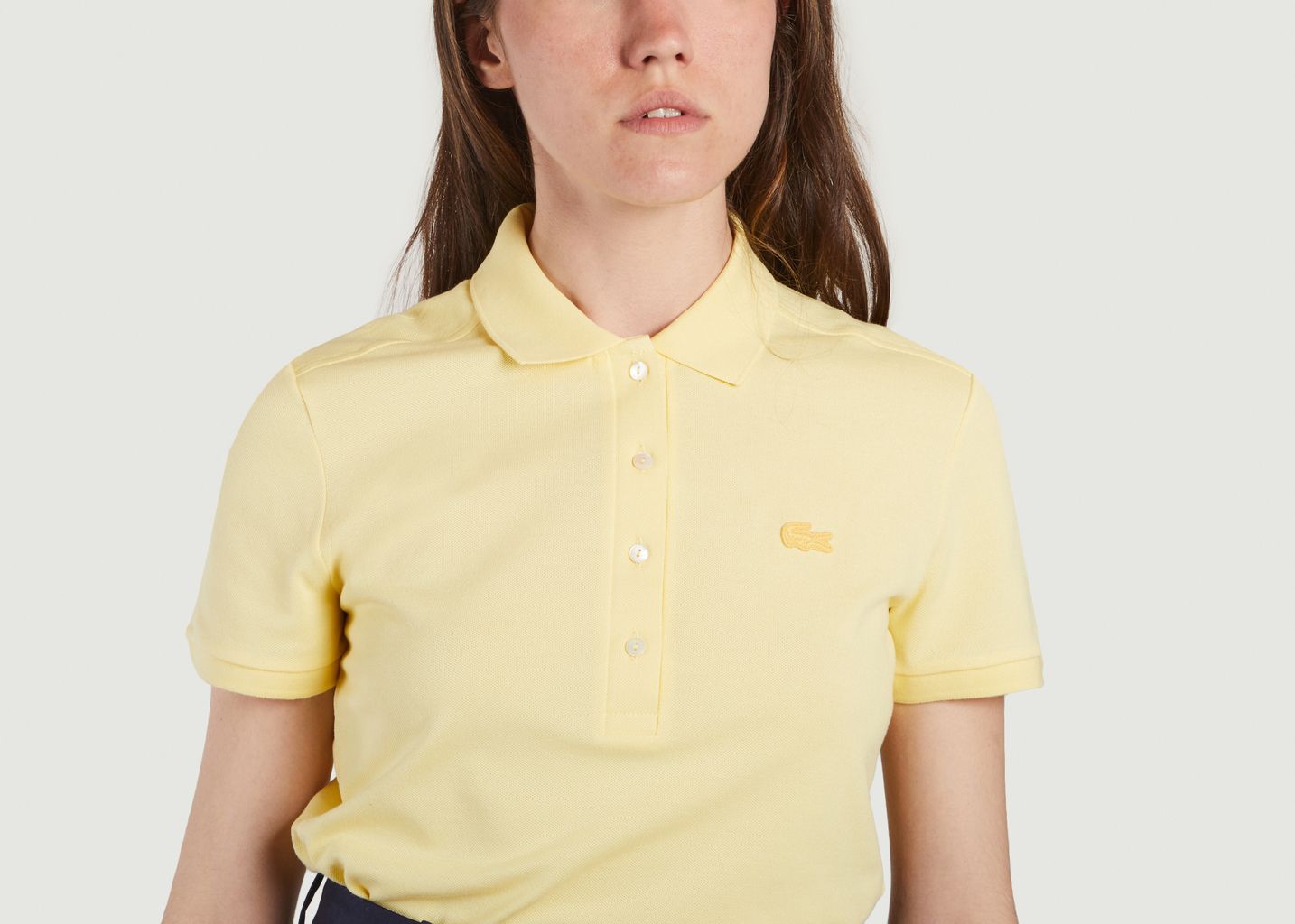 Einfarbiges Slim Fit Polo-Shirt - Lacoste