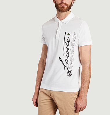 T-shirt polo regular fit en coton mélangé