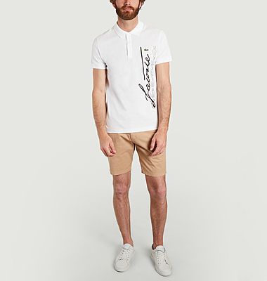 Regular Fit Polo T-Shirt aus Baumwollmischgewebe