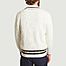 Ribbed V-neck sweater in organic cotton with contrasting details - Lacoste