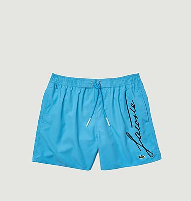 Lightweight signature print swim shorts