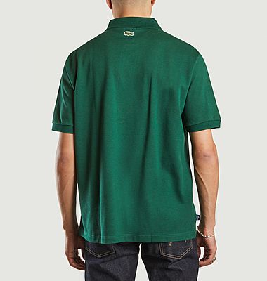 Lacoste L!ve Polo-Shirt mit kurzen Ärmeln und geripptem Kragen
