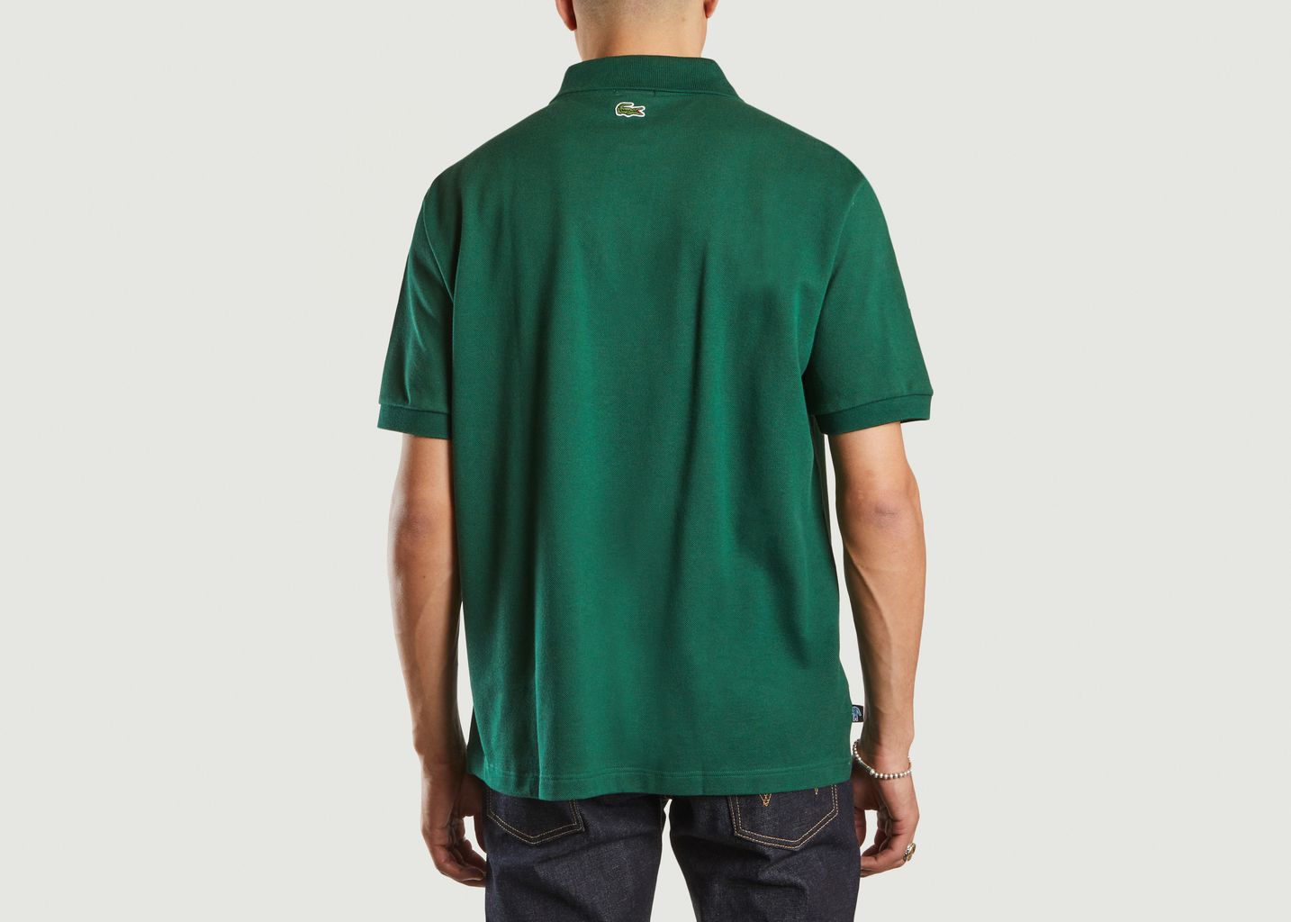 Lacoste L!ve Polo-Shirt mit kurzen Ärmeln und geripptem Kragen - Lacoste