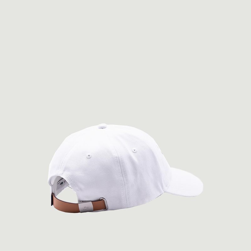 Verkaufen Sie Mütze aus Baumwolle mit XXL-Logo Weiß Lacoste zu -30%|  L\'Exception | Baseball Caps