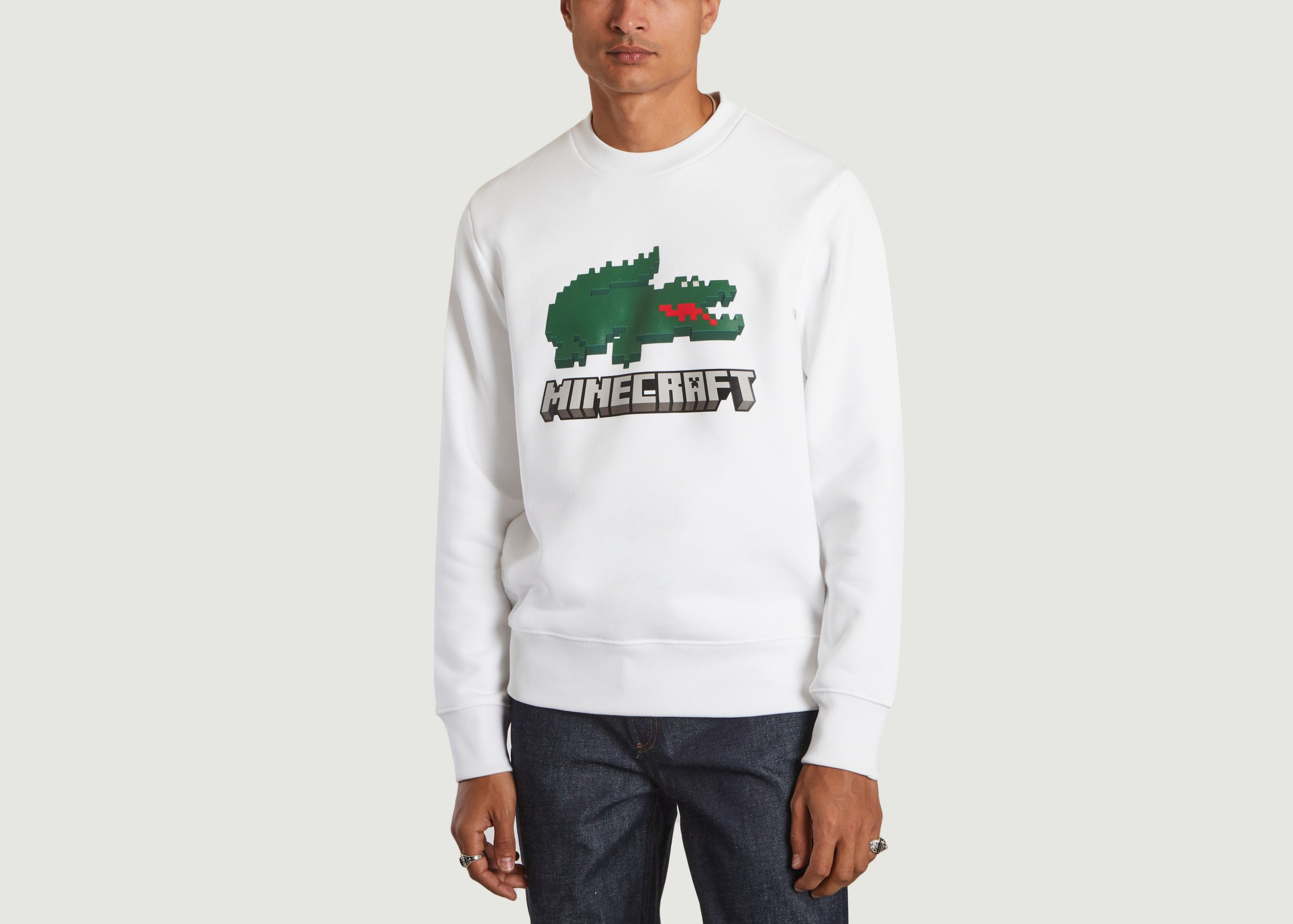 Lacoste Minecraft-print Sweatshirt - Farfetch