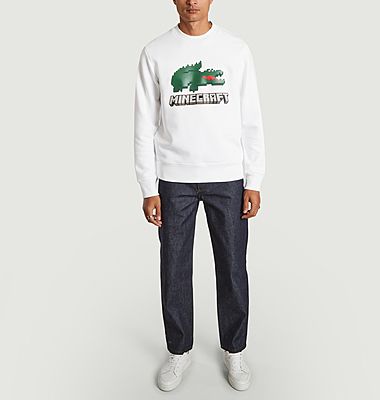 Lacoste x Minecraft organic cotton sweatshirt
