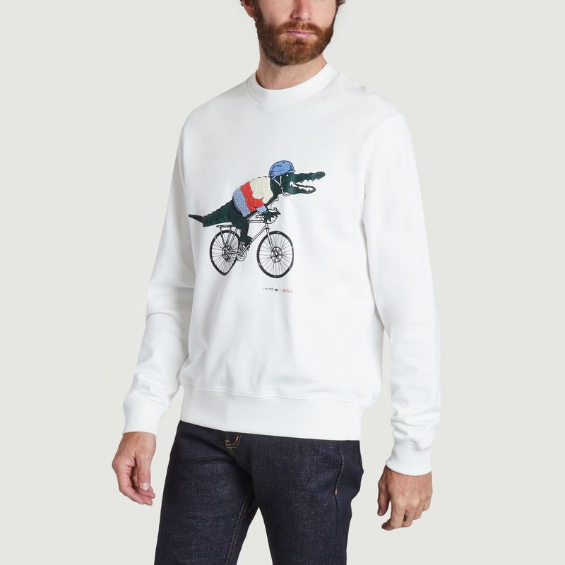 Lacoste X Netflix printed sweatshirt  - Lacoste