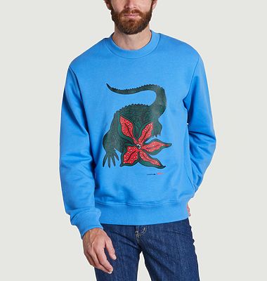 Lacoste X Netflix printed sweatshirt 