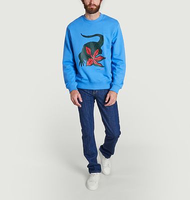 Lacoste X Netflix printed sweatshirt 
