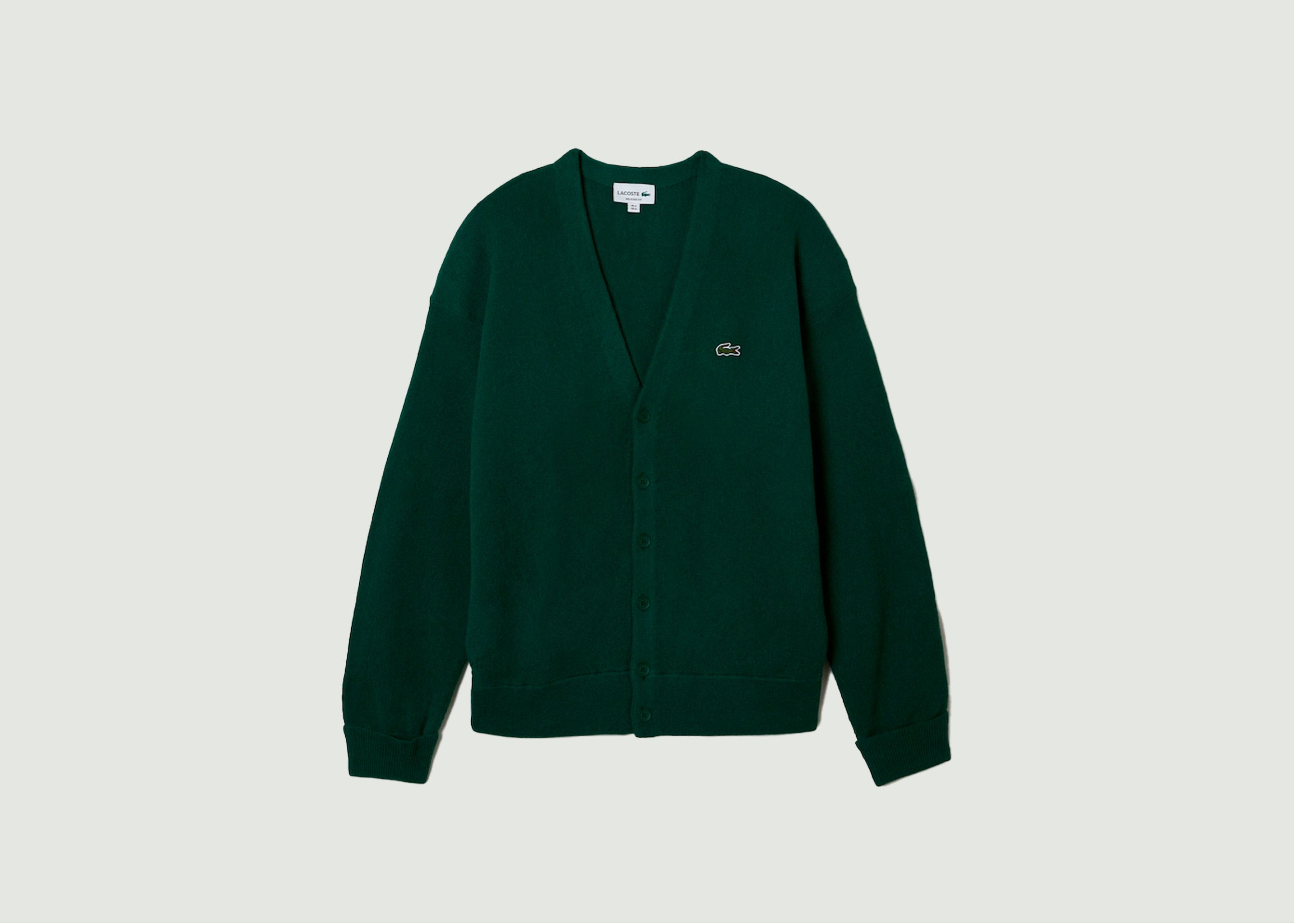 Lacoste green clearance cardigan